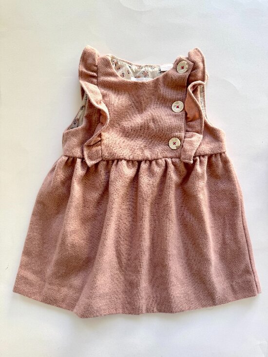 Other - Zara Baby Wool Blend Ruffle Pinafore Dress 18-24M